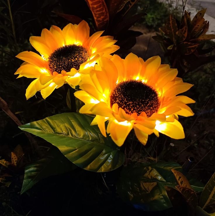 Sunflower Solar Garden Light